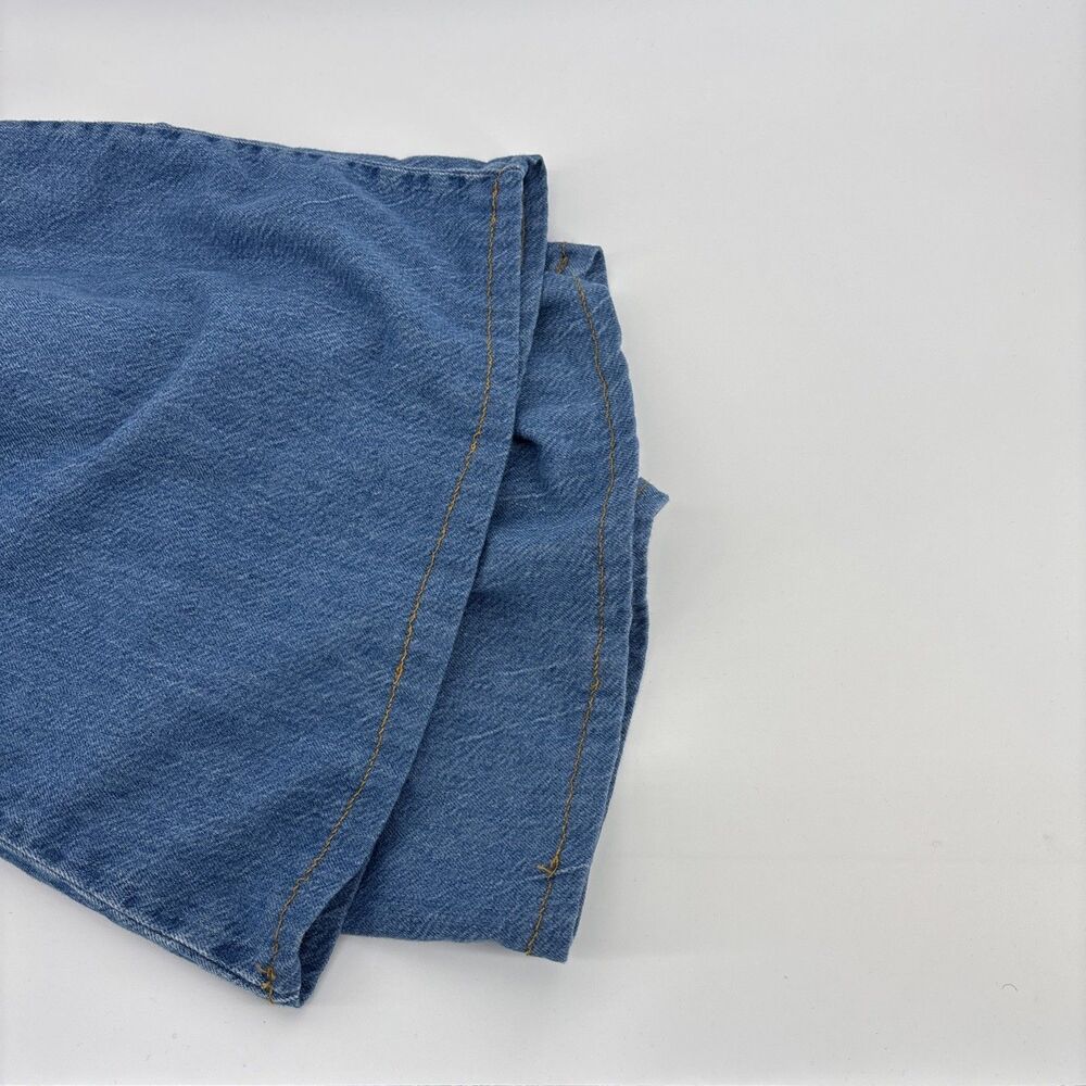 Pilcro Anthropologie Jane Women's Wide Leg Denim Jeans Welt Pocket 27/6 - Picture 6 of 6